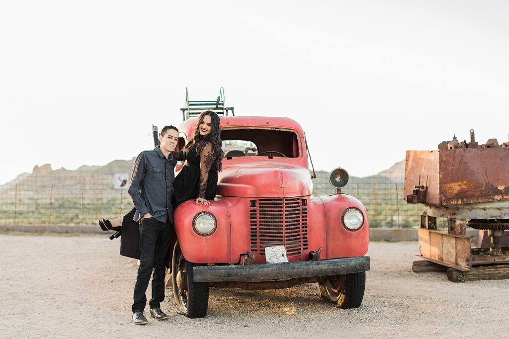 Goldfield Ghost Town Couples Anniversary Engagement Photography Arizona