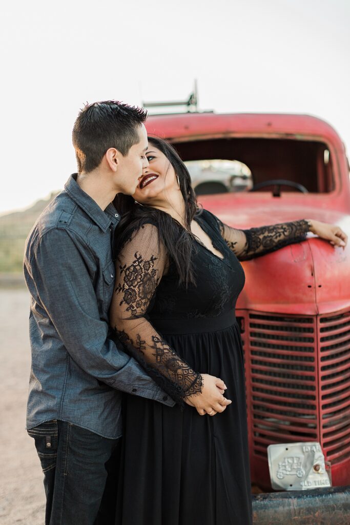 Goldfield Ghost Town Couples Anniversary Engagement Photography Arizona