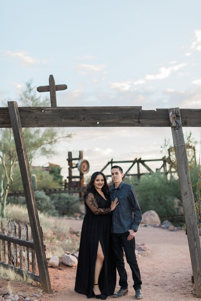 Goldfield Ghost Town Couples Anniversary Engagement Photography Arizona