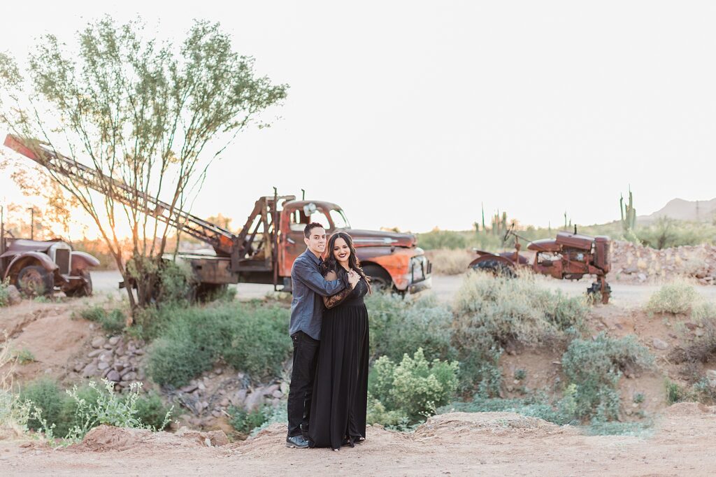 Goldfield Ghost Town Couples Anniversary Engagement Photography Arizona