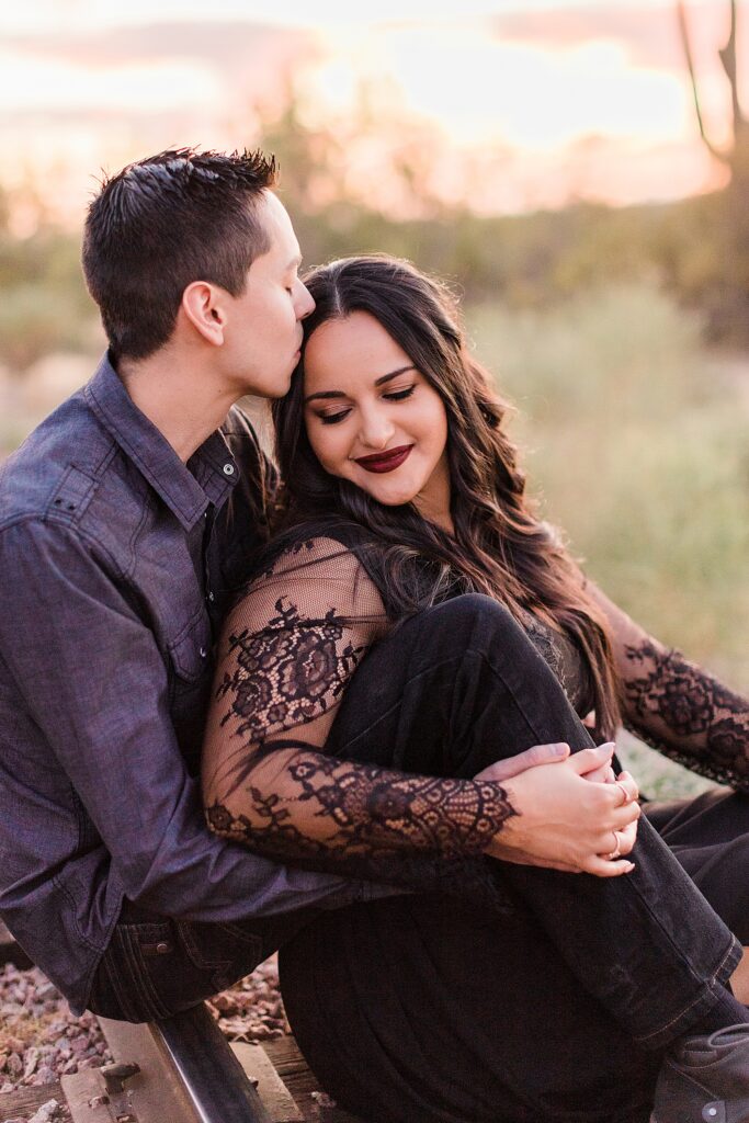 Goldfield Ghost Town Couples Anniversary Engagement Photography Arizona
