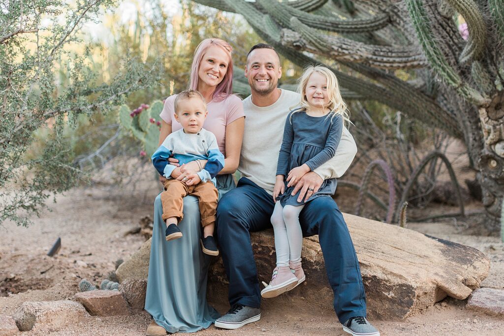 Arizona Family Photographer Desert Botanical Garden Gilbert