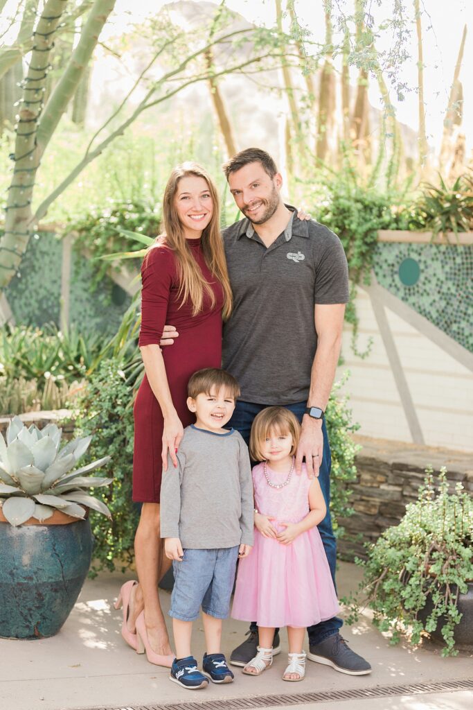 Family Photography - Desert Botanical Garden in Phoenix, AZ