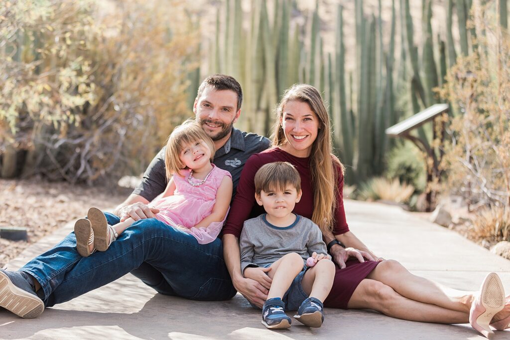 Family Photography - Desert Botanical Garden in Phoenix, AZ