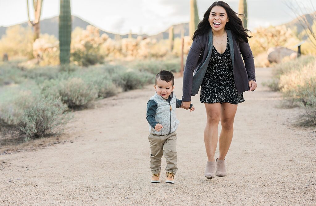 Family Photography Usery Mountain Prickly Pear Photography