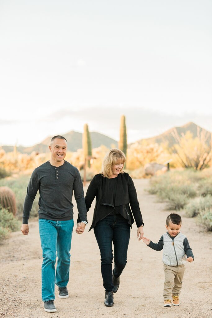Family Photography Usery Mountain Prickly Pear Photography