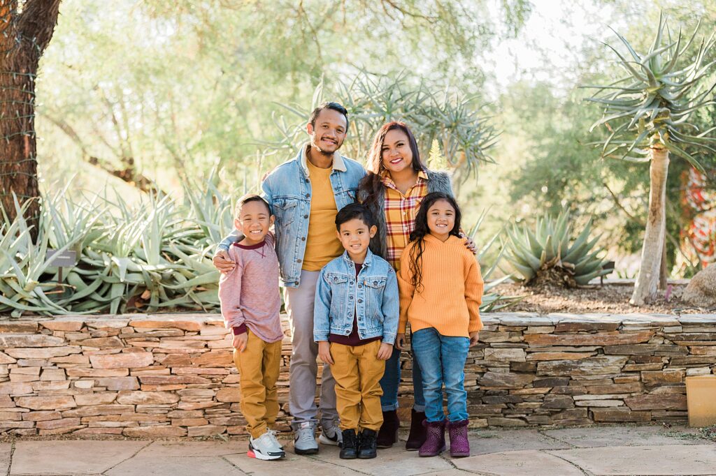 Family Photography Desert Botanical Garden Phoenix Arizona Prickly Pear Photography
