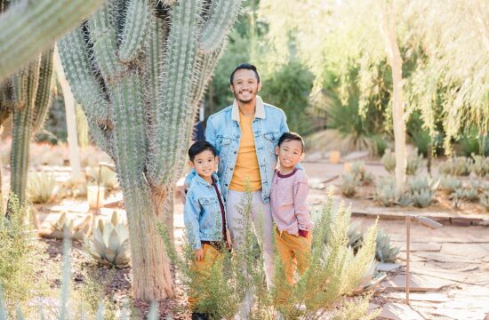 Family Photography Desert Botanical Garden Phoenix Arizona Prickly Pear Photography