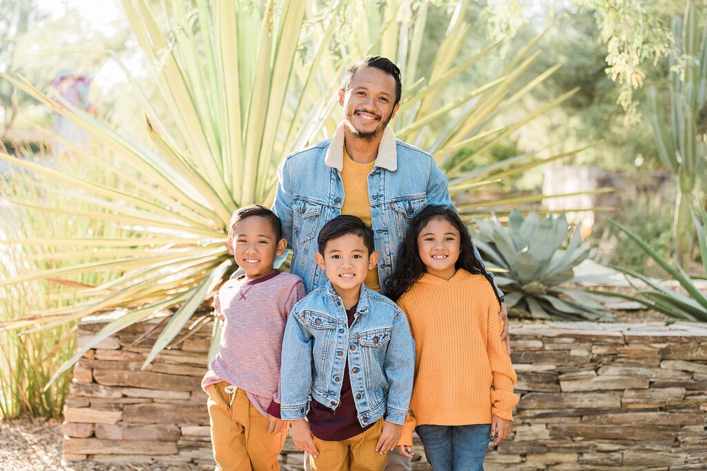 Family Photography Desert Botanical Garden Phoenix Arizona Prickly Pear Photography