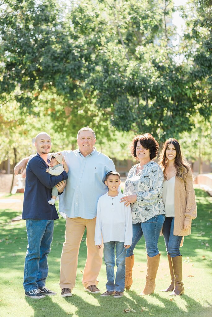 Downtown Phoenix Extended Family Photography Arizona