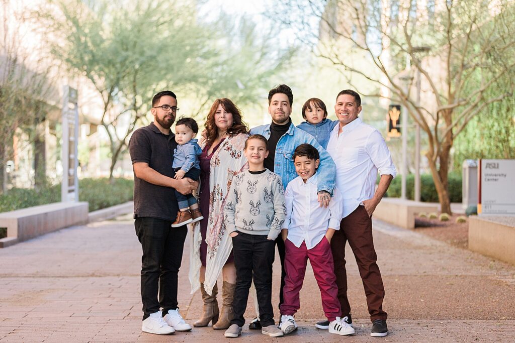 Extended Family Photography Downtown Phoenix Arizona