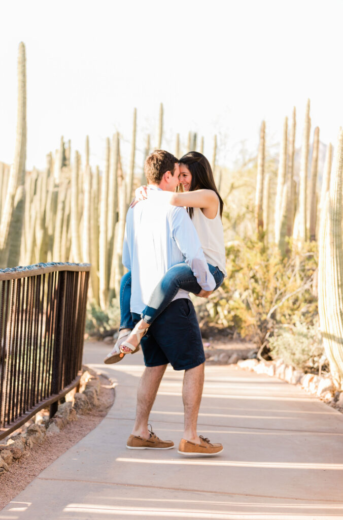 Couples Photography Desert Botanical Garden Phoenix Arizona