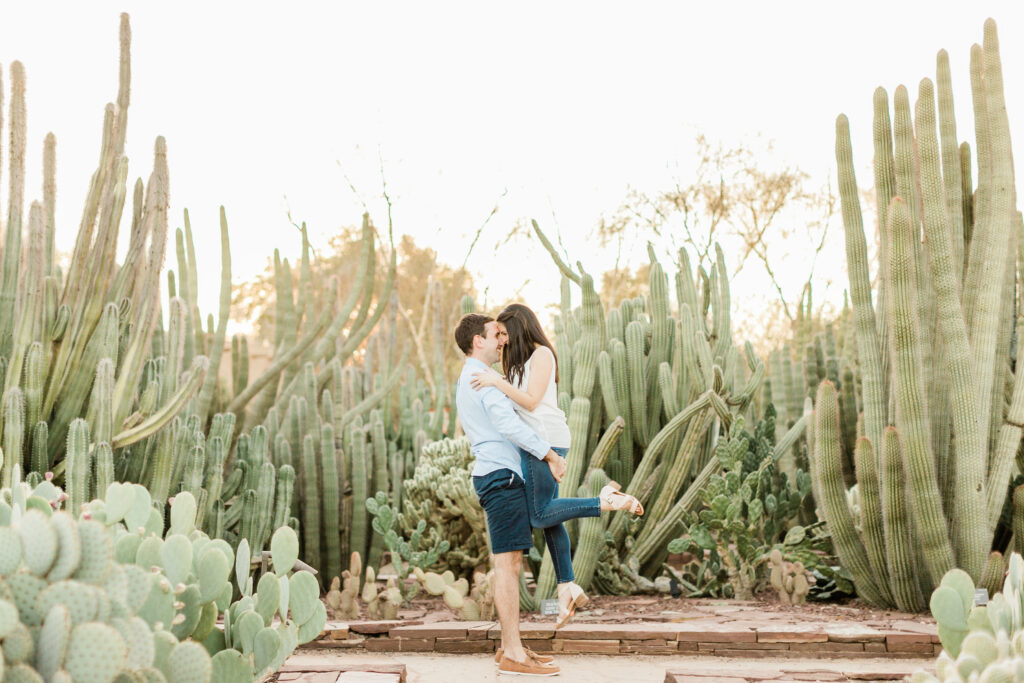 Couples Photography Desert Botanical Garden Phoenix Arizona