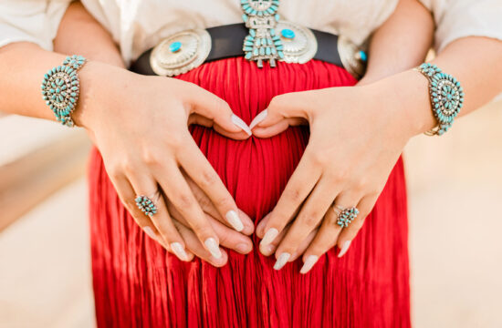 Gilbert Arizona Maternity Session Navajo Dine Woman Riparian Preserve Prickly Pear Photography LLC